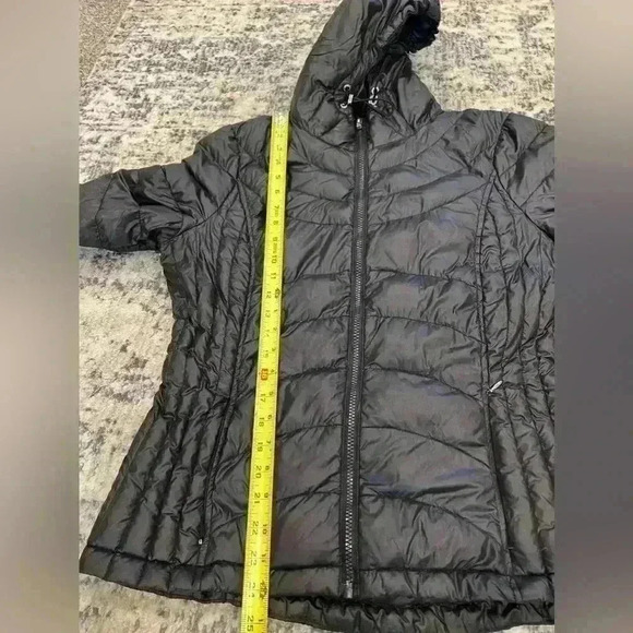 Calvin Klein puffer coat size large black packable lightweight zip down - Picture 7 of 9